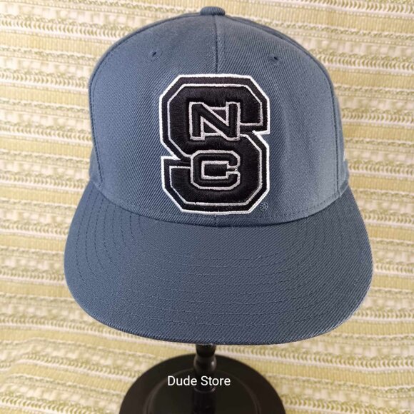 NC State Wolfpack - Dark Gray & Black Adidas Cap NCAA Adult Size 7 - Super Clean - Picture 1 of 10